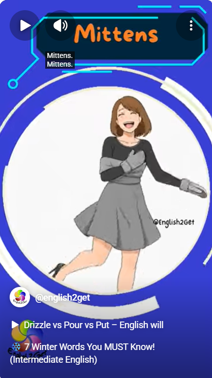 ❄️ 7 Winter Words You MUST Know! (Intermediate English)